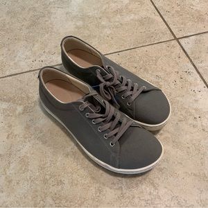 Birkenstock Arran Gray Canvas Shoe